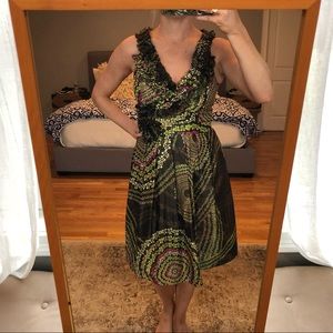 Kay Unger New York v neck dress